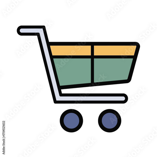 Digital Art, E-commerce Concept, Online Shopping Environment