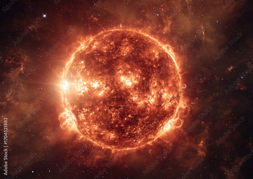 Obraz premium Red Giant Star