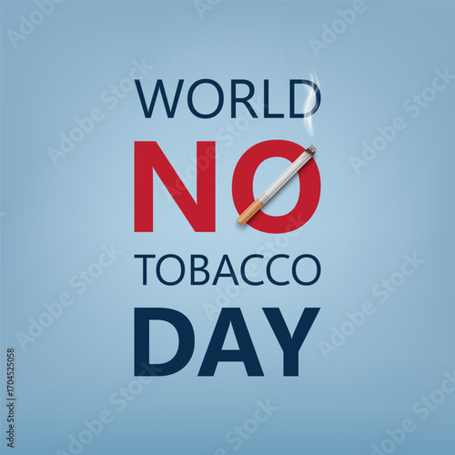 World No Tobacco Day banner design. World No Tobacco Day. Creative design with nice quote. poster, banner, website. No Smoking Day Banner. vector illustraton