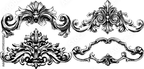 Elegant art deco sunburst designs for decorative projects and vintage inspirations