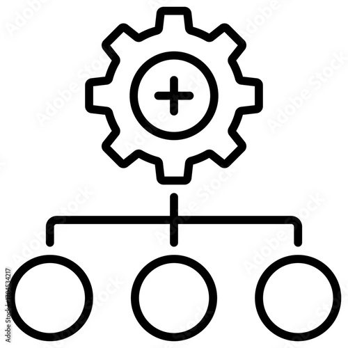 Resource Allocation Icon