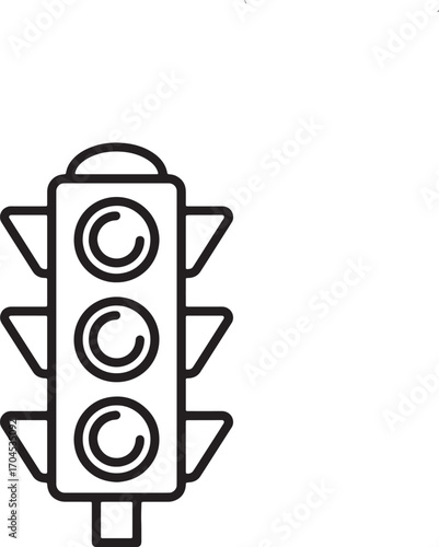 Road Signal Control Symbol
