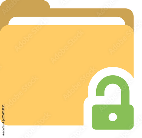 Open Folder Security Icon