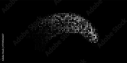 Distressed white grainy texture. Dust overlay textured. Grain noise particles. Snow effects pack. Rusted black background. Vector illustration, EPS 10.