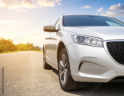 Generated image　シンプルな自動車のイメージ