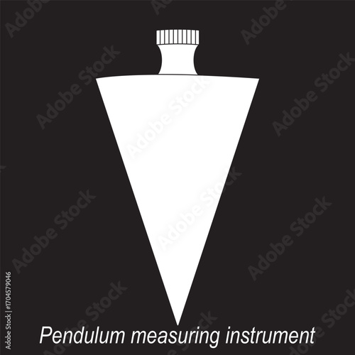 pendulum measuring instrument icon