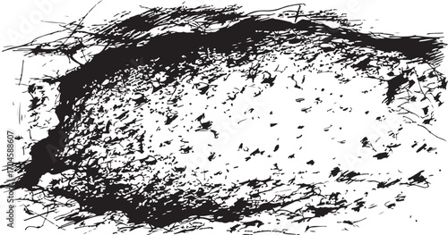 Abstract Black and White Texture