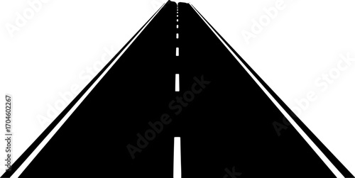 Open road stretching forward to a bright future, symbolizing journey and opportunity.