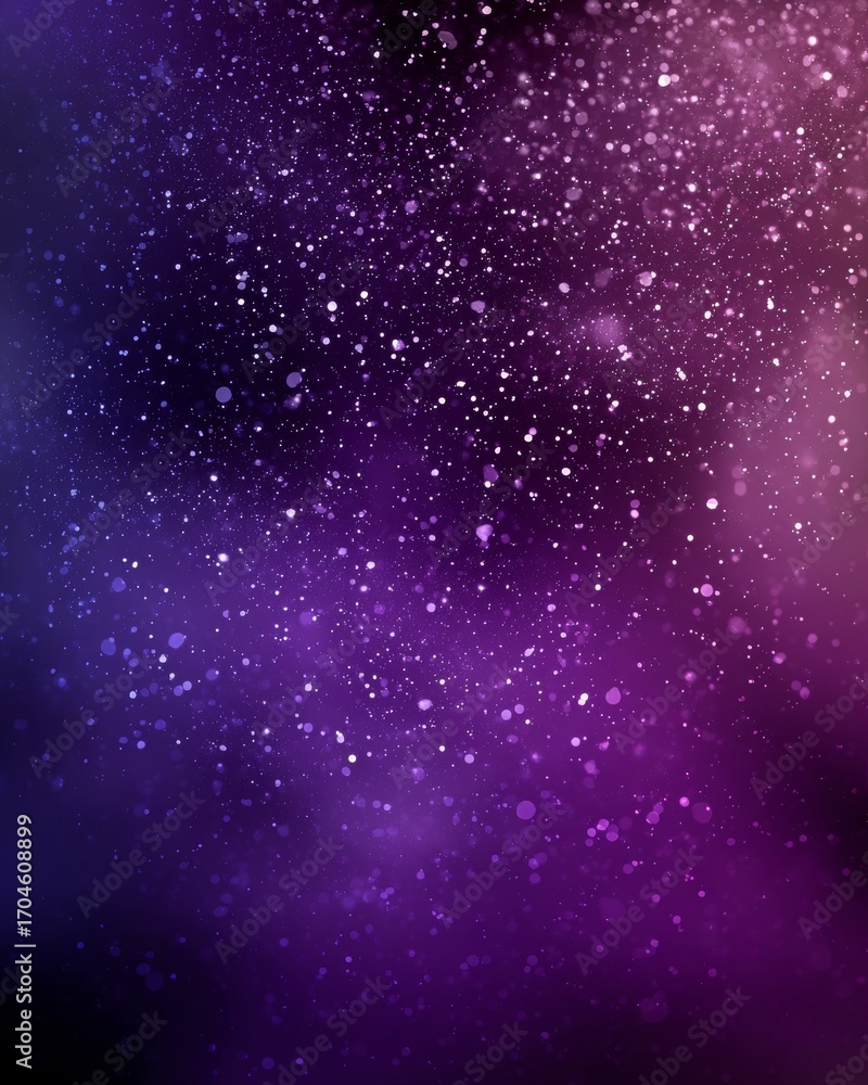 Fototapeta premium Sparkling cosmic dust abstract space digital art dark background artistic viewpoint mystical concept