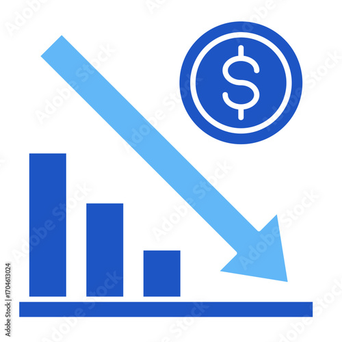 Bankrupt  Icon Element For Design	