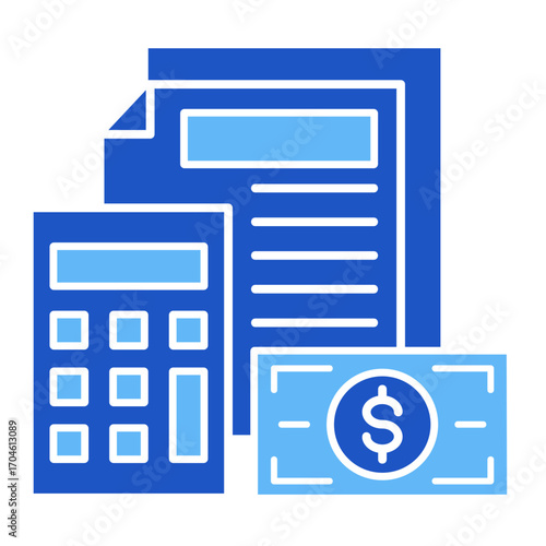 Accounting  Icon Element For Design	