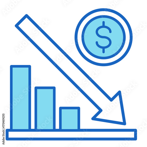 Bankrupt  Icon Element For Design	