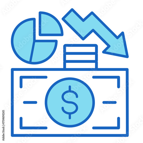 Debt  Icon Element For Design	