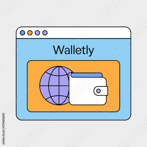 This image showcases a sleek web interface of a virtual wallet application, emphasizing ease of use in managing digital transactions in modern finance.