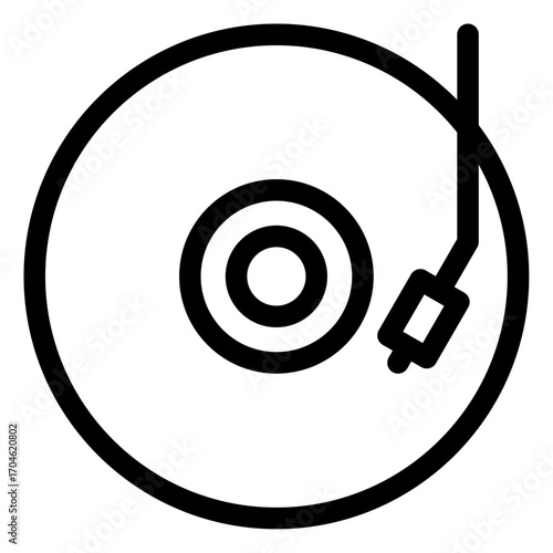 vinyl disc icon