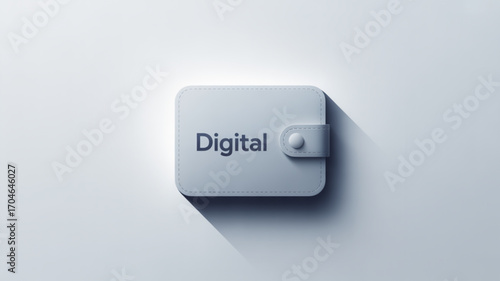 Digital wallet online payment electronic money transaction finance technology cryptocurrency blockchain concept