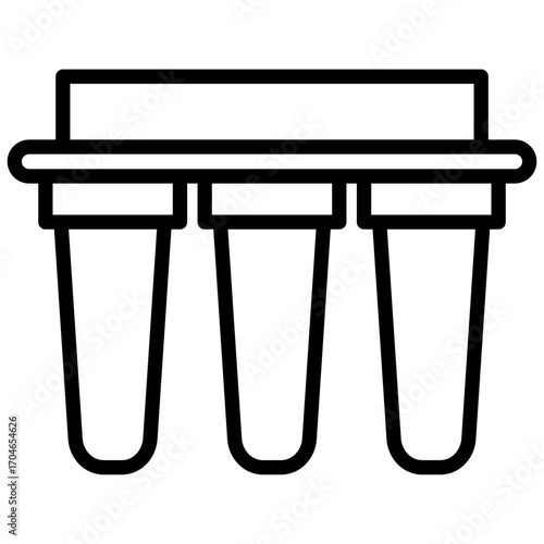 Water Filter Outline Icon