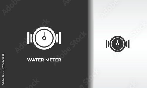 Water Meter Vector, Icon Or Logo Sign Isolated Symbol Illustration