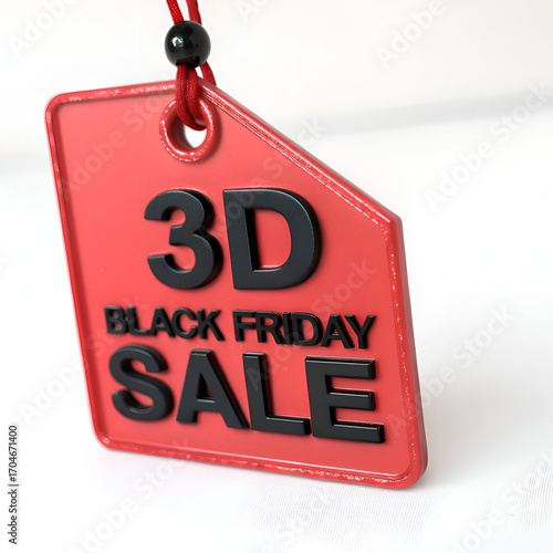 Black Friday sale sign on a wall