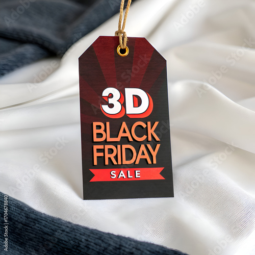 Black Friday sale sign on a wall