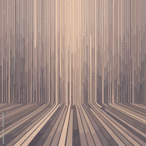 Abstract Geometric Gradient Lines Modern Background for Design with Art  Illustration.