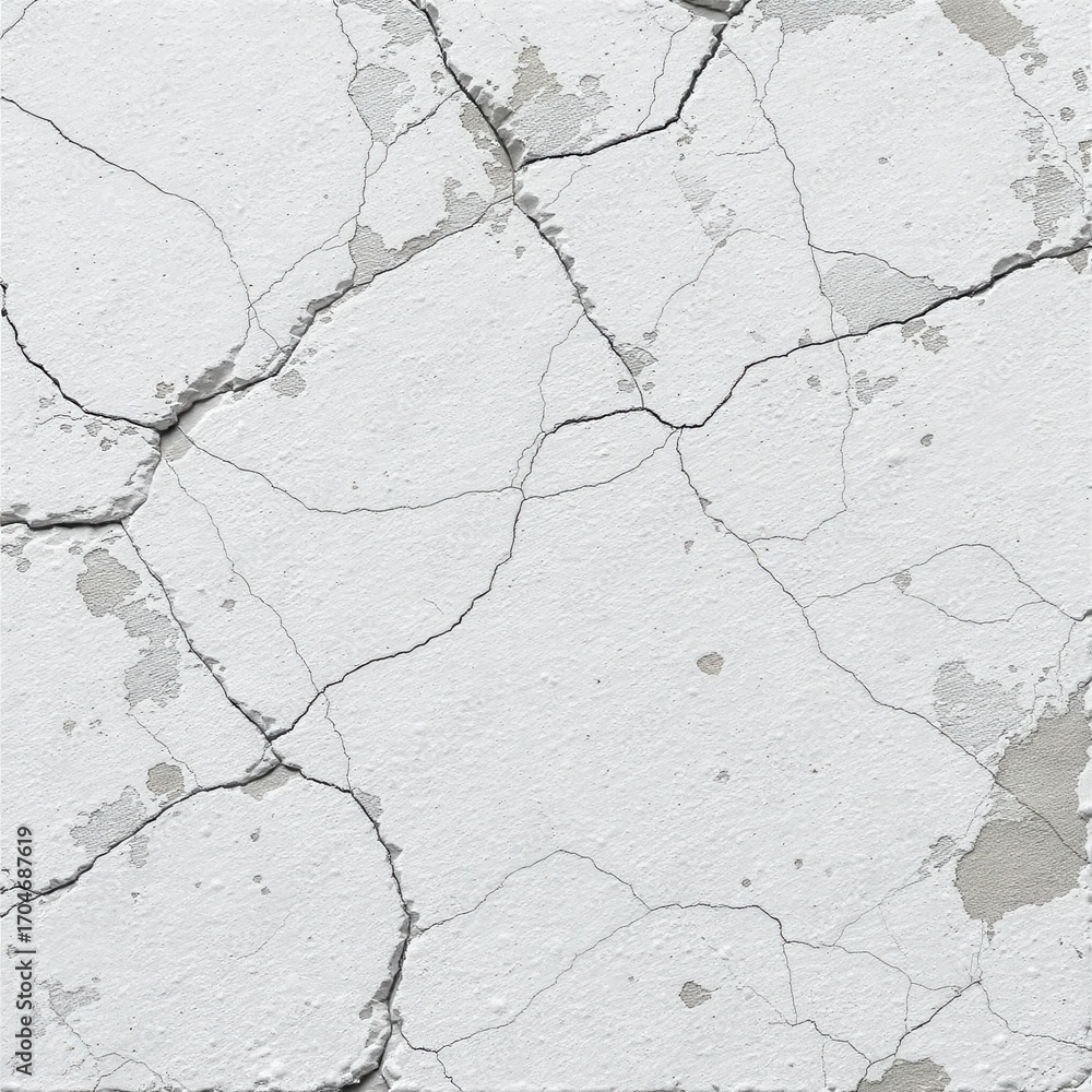 Fototapeta premium White Marble Texture with Cracks