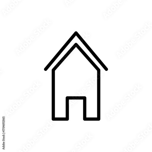 House icon symbol for apps and websites. Home sign and symbol