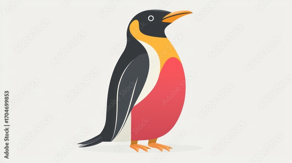 Fototapeta premium Cartoon penguin illustration