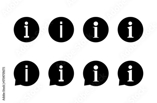 Information sign icon logo design. about us sign and symbol. question mark icon