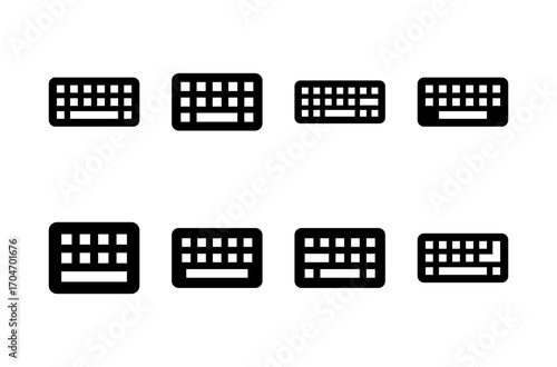 Keyboard icon logo design. keyboard sign and symbol