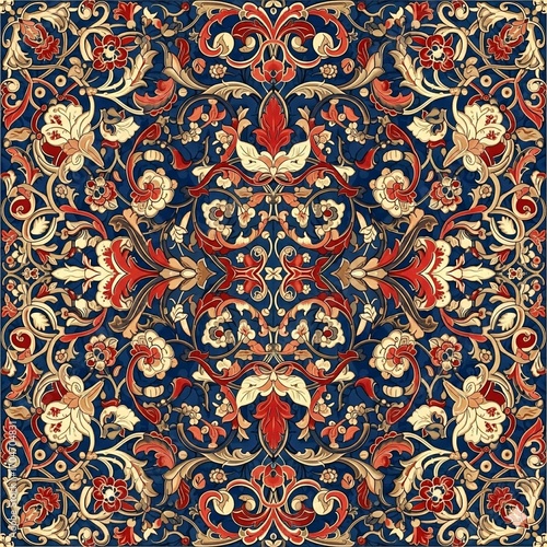 seamless pattern with flowers