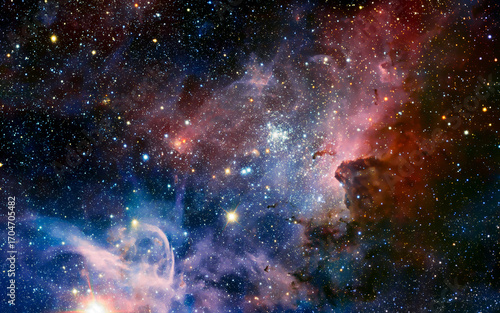 Expansive Night Sky, Cosmic Universe with Stars: High-Resolution Astrophotography Stock Image for Space Enthusiasts and Astronomy Projects