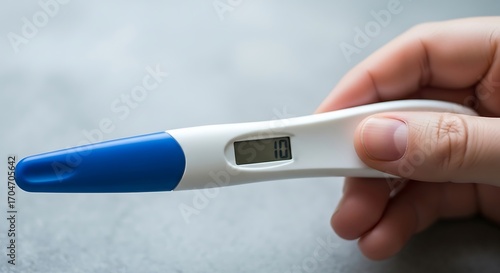 Pregnancy Test Result Displayed.