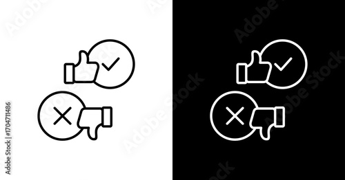 Risk Assessment Icon Set Multiple Style Collection