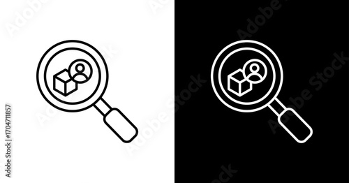 Market Research Accuracy Icon Set Multiple Style Collection