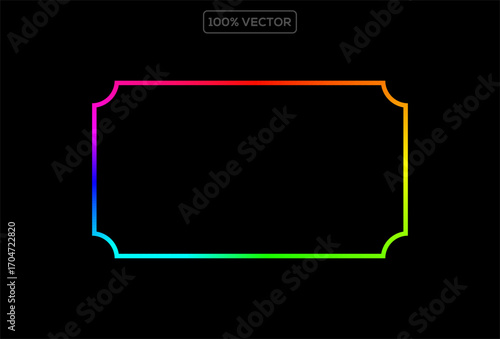  color spectra RGB wheel square vector template design element stock