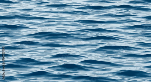 Calm blue water rippling surface background for relaxation, serenity, and ocean conservation presentation materials