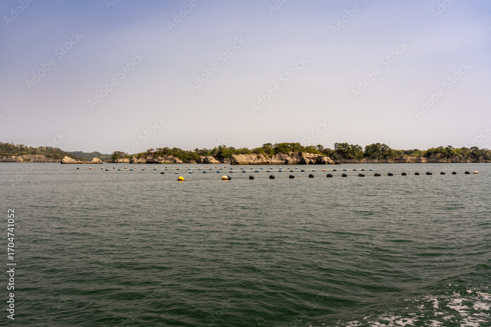 Fototapeta premium 仙台の松島遊覧船からの風景