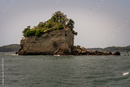 仙台の松島遊覧船からの風景