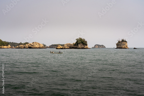 仙台の松島遊覧船からの風景