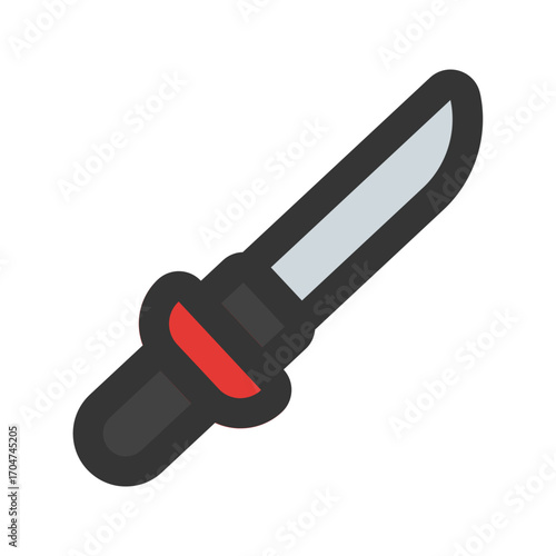 katana outline fill icon
