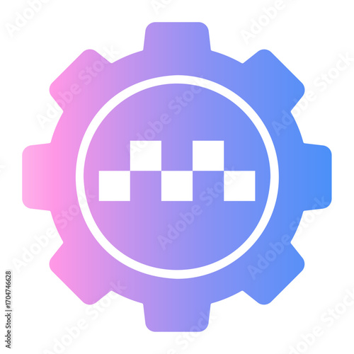 taxi Gradient icon