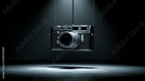 Vintage camera spotlight