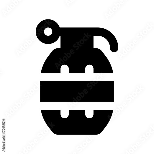 grenade glyph icon