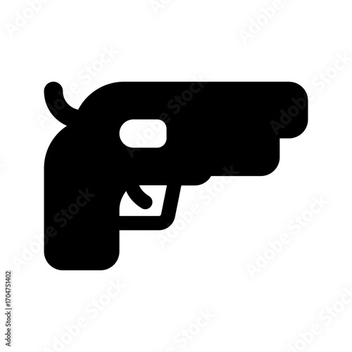 revolver glyph icon