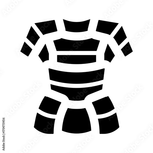 samurai glyph icon
