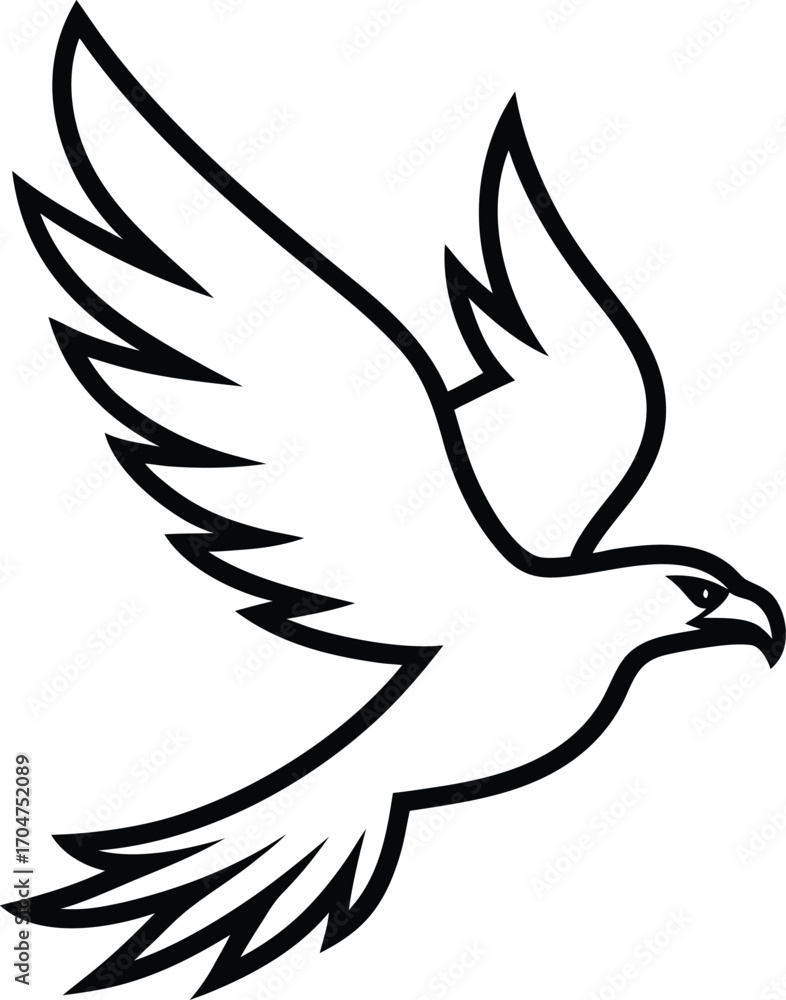Fototapeta premium dove of peace vector
