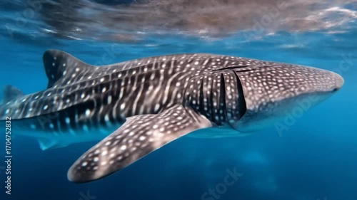 Whale shark underwater