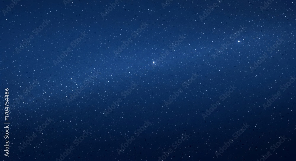 Obraz premium Dark Night Sky Over Cityscape.