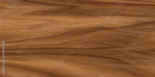 Brown wooden panel surface with ripples in the sand-like texture